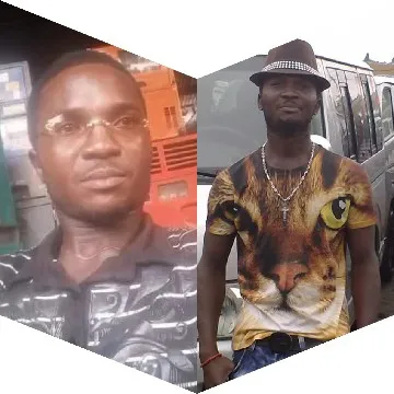 Two Men in Different Environments
