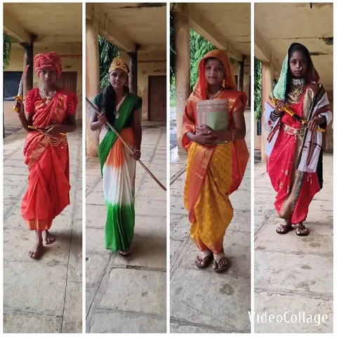 Young Individuals in Traditional Attire