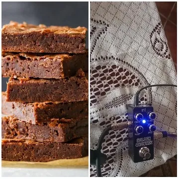 Brownies and Guitar Effects Pedal