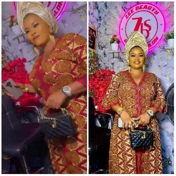 Woman in Traditional Attire