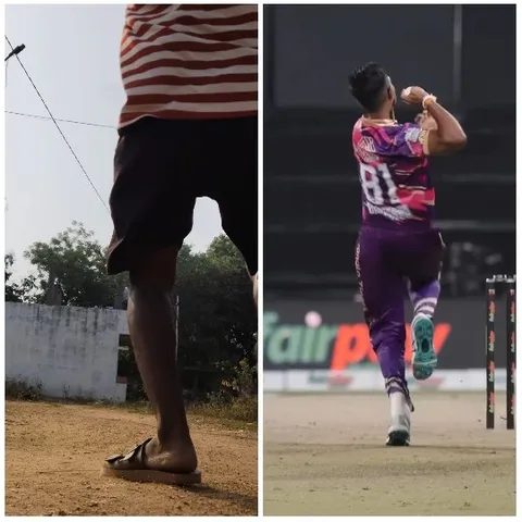 Playing Outdoors and Bowling Action