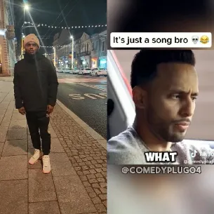 Night Street and TikTok Overlay