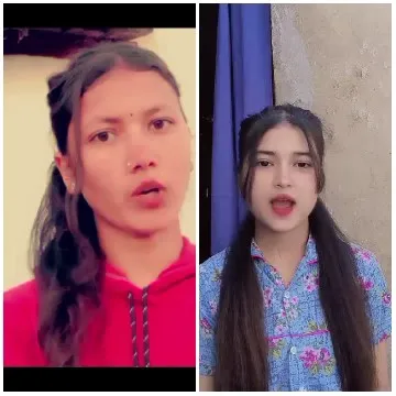 Two Young Individuals Talking