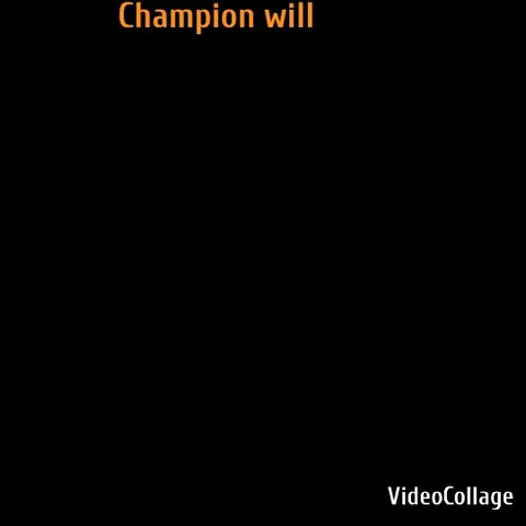 Announcement of Upcoming Champion Event