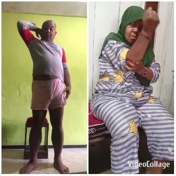 Person Gesturing Indoors with Friend