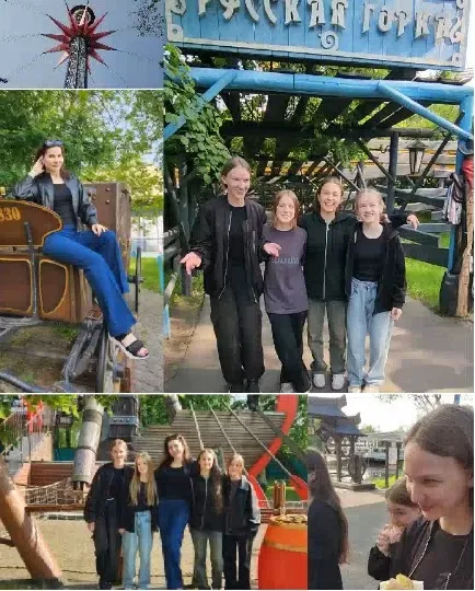Amusement Park Fun with Friends