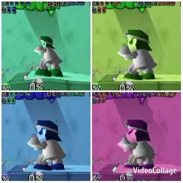 Colorful Video Game Characters Displayed