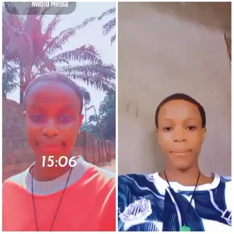 Person in Two Different Settings