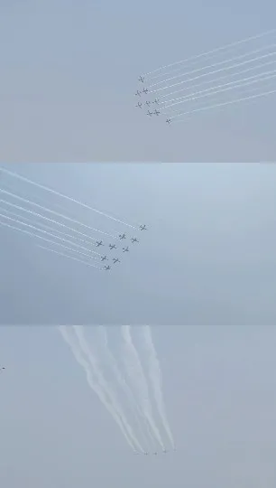 Airplanes Flying in Formation