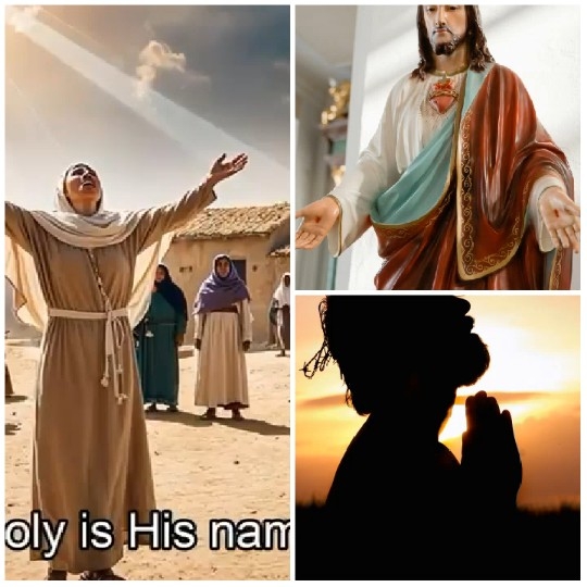 Traditional Attire and Prayer Silhouettes