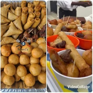 Platter of Fried Snacks for Gathering