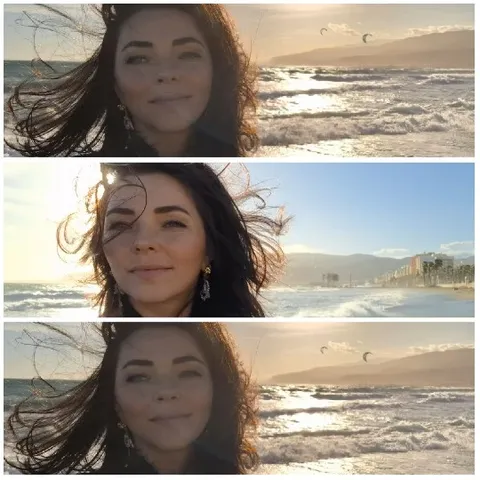 Person Enjoying Beach Sunset Views