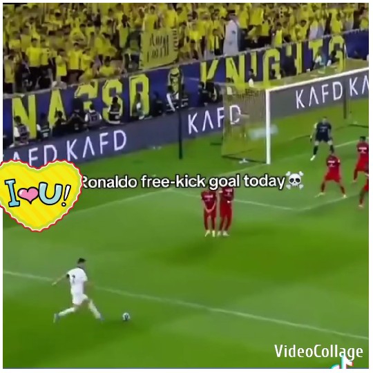 Soccer Match Free-Kick Moment