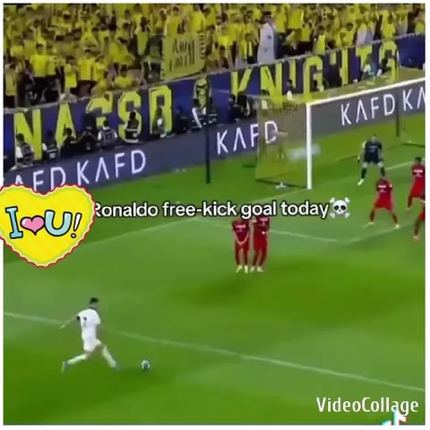 Soccer Match Free-Kick Moment