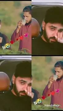 Person Drinking Outdoors with Pensive Driver