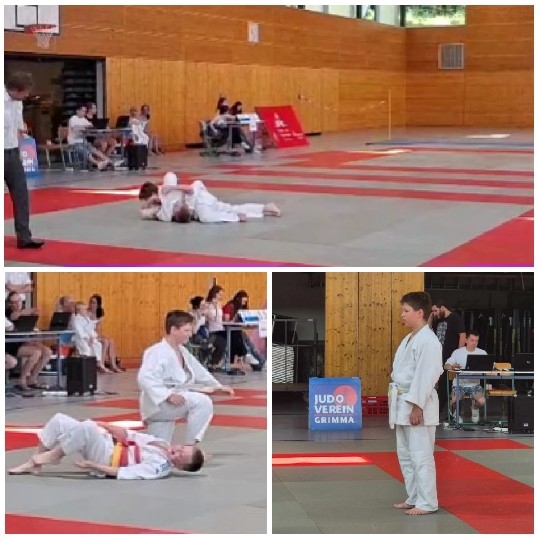 Judo Competition in Gymnasium