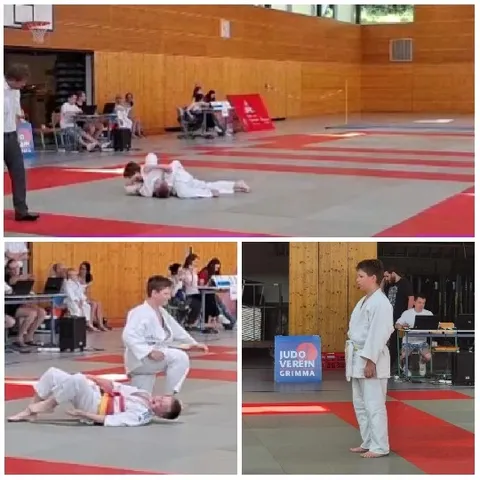 Judo Competition in Gymnasium