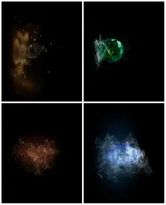 Abstract Particle Effects in Grid