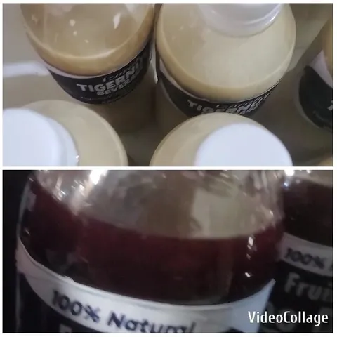 Bottles of Tiger Nut Cereal Displayed