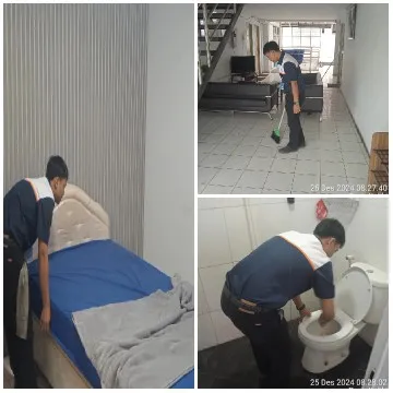 Cleaning Tasks in Uniform