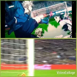 Animated Soccer Player Kicks Ball