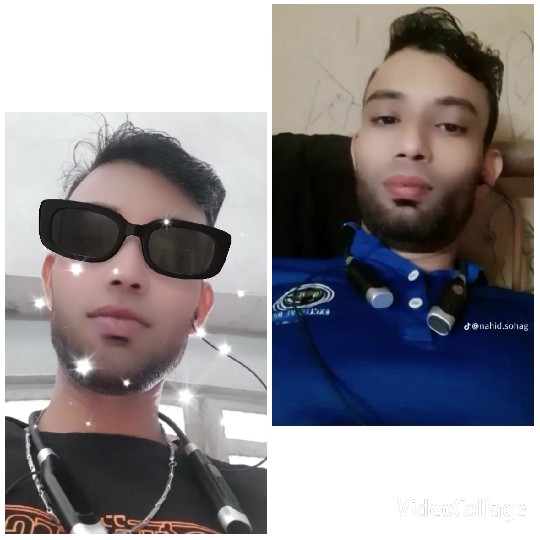 Person with Sunglasses and Sparkly Jewelry