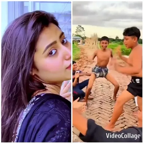 Woman and Boys Sparring Outdoors
