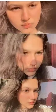 Person's Face in Natural Sunlight