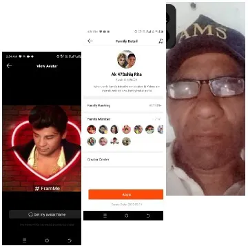 Screenshots and Man with Glasses