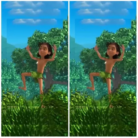 Childlike Figure Dancing Outdoors
