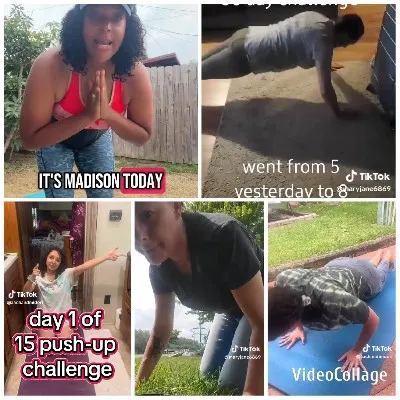 Various People Exercising and Challenging