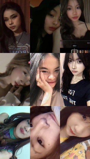 Nine Casual Selfies Together