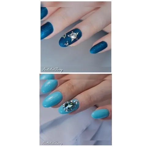 Hands Showcasing Nail Art