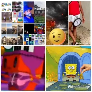 Panels of Cartoon Characters