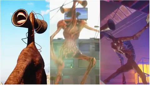 Fictional Creature with Siren Heads