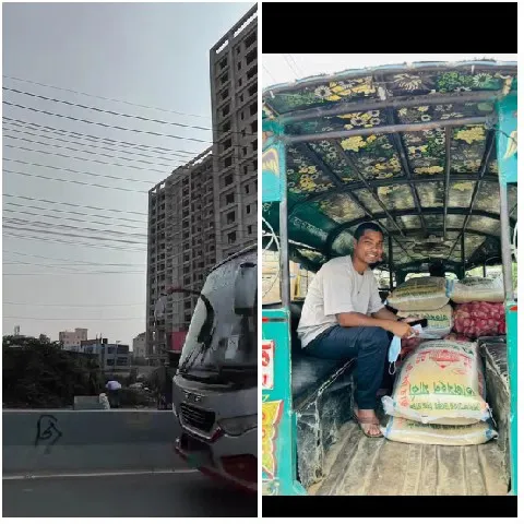 Cityscape and Vehicle Interior