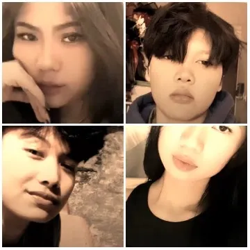Four Close-Up Portraits of People