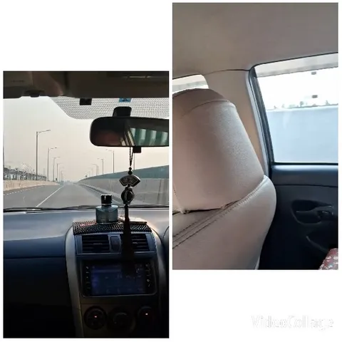 Driver's View and Backseat Area
