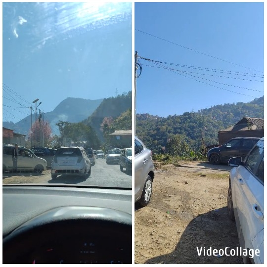 Car Views with Scenic Mountains