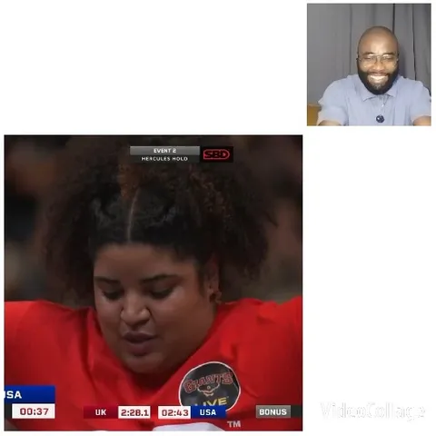 Strength Competition and Smiling Man
