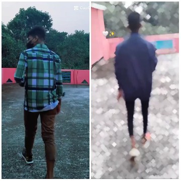 Person Walking in Outdoor Area