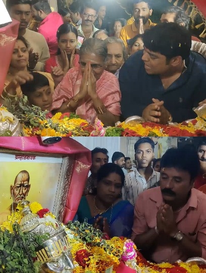 Gathering Around a Religious Altar