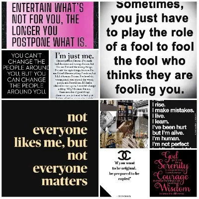 Motivational Quotes on Various Backgrounds