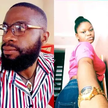Beard Man and Posing Woman