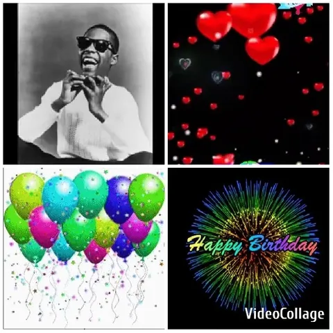 Smiling Person with Birthday Balloons