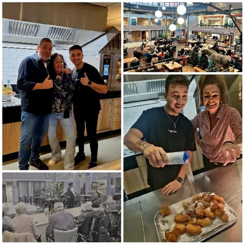 Community Gathering with Food Prep