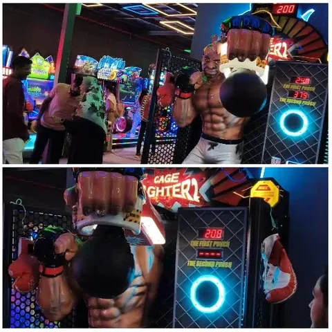 Arcade Boxing Game in Action