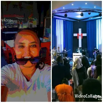 Smiling Person and Worship Gathering