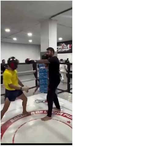 Boxing Training in Gym
