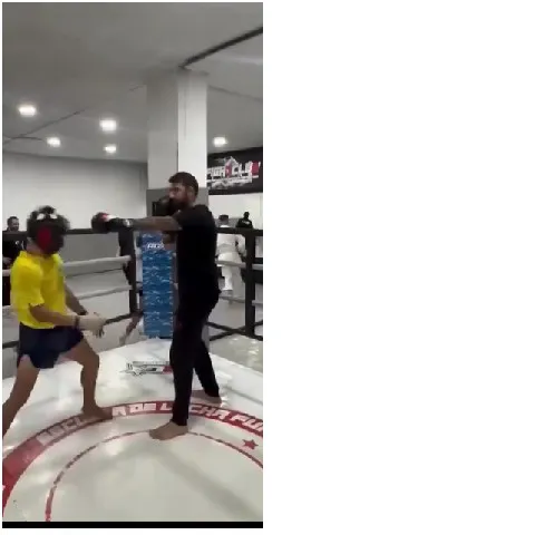 Boxing Training in Gym